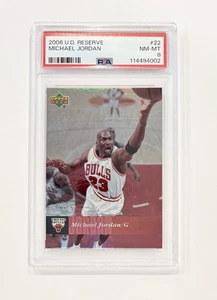 2006-07 UD Upper Deck Reserve Michael Jordan #22 PSA 8 NM-MT Chicago Bulls HOF - Picture 1 of 1