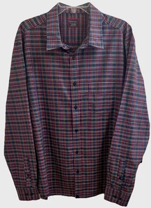 UNTUCKit Walker Road camicia manica lunga a quadri con bottoni 100% cotone uomo taglia 2XL - Foto 1 di 14