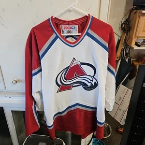 Vintage Avalanche CCM adult hockey jersey, size Large - Picture 1 of 3