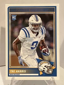#42 2025 Score BASE Tre Harris RC Los Angeles Chargers - Picture 1 of 2