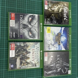 XBOX ONE Games 5 Pack Mixed Some Books Missing - Good Condition - Picture 1 of 13