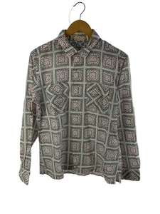 Engineered Garments Long Sleeve Shirt/M/Cotton/WHT/All-Over Print Used - Picture 1 of 5