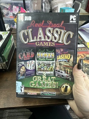 Reel Deal 3 Classic Games PC Games. Card, Slots, Casino. Windows 2000. New - Image 1 of 4