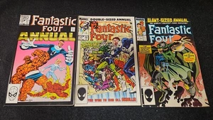 1983 MARVEL COMICS FANTASTIC FOUR ANNUAL LOT OF 3 (#17-20) MID-GRADE VINTAGE MCU - Picture 1 of 2