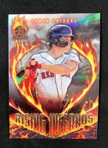 2024 Bowman #RI-18 Roman Anthony Rising Infernos - Picture 1 of 2
