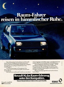 3w8741/ Alte Reklame von 1978 – RENAULT 14 - Picture 1 of 1