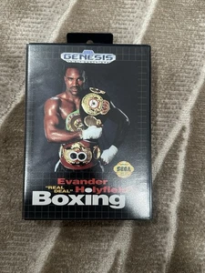 Evander Holyfield's "Real Deal" Boxing Sega Genesis 1992 CIB Excellent Condition - Picture 1 of 7