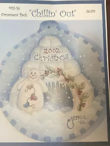 Tole Pattern Packet: Chillin' Out Ornament + Surface by Jamie Mills-Price - Picture 1 of 1