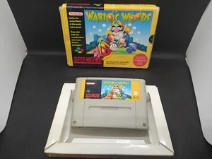 Wario's Woods - NEW SAVE BATTERY - Super Nintendo SNES EU PAL - SNSP-65-FAH - Foto 1 di 20