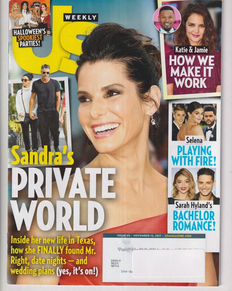 US Weekly November 15, 2017 Sandra Bullock, Katie Holmes, Jamie Foxx, Selena Gom - Image 1 of 1