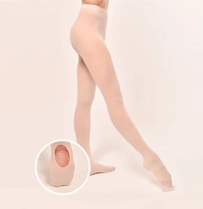 TuttoDanza - Collant danza classica Convertibile Calze rosa in microfibra 513/C