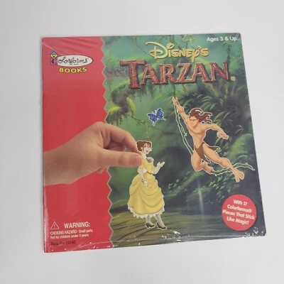 Vtg 1998 Disney Tarzan Colorforms Playset No 72742 NOS Sealed 17 Pieces - Image 1 of 2