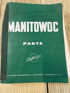 Manitowoc 3900W Teilehandbuch Serie # 395115 Original OEM gebraucht kostenloser Versand - Bild 1 von 6