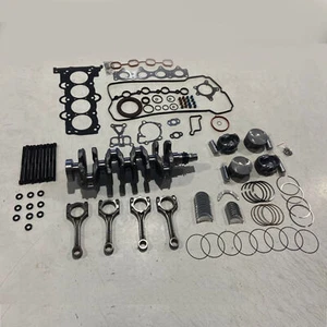 G4FJ 1.6L Engine Piston Gasket Bearing Kit w/ Crankshaft & Rods For Hyundai KIA - Picture 1 of 17