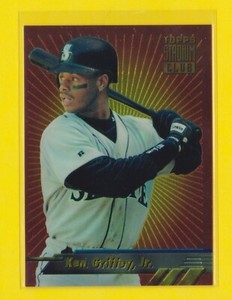 Ken Griffey Jr. 1994 Topps Stadium Club Finest Insert #5 Seattle Mariners
