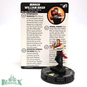 Heroclix Star Trek: Resistance is Futile set Mirror William Riker #034 Chase! - Picture 1 of 1