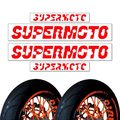 Red Supermoto Decal Spoke Sticker For YAMAHA WR 250R 12 13 14 15 16 17 18 19 20 - Изображение 1 из 4