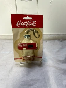 Collectible Vtg Coca-Cola Key Chain Clock Factory Sealed 1999 For Ages 3 & Up - Picture 1 of 2