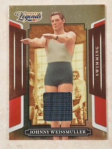 JOHNNY WEISSMULLER Donruss Americana Legends RELIC 169/500 TARZAN/SWIMMING - Picture 1 of 2