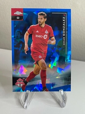 Omar Gonzalez SAPPHIRE 2021 Topps Chrome Major League Soccer MLS #36 USA USMNT - Image 1 of 2