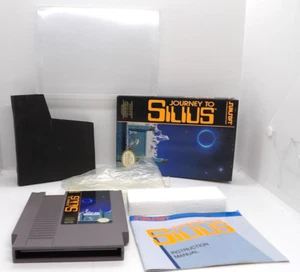 Journey to Silius Nintendo NES Completo CIB Auténtico con Espuma de Poliestireno Probado Funciona - Imagen 1 de 16