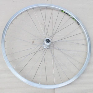 26" VORDERRAD SHIMANO TX 500 NABE SSP DT SWISS SPEICHE EXAL XL 25 FELGE silber - Bild 1 von 6