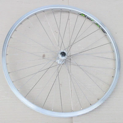 26" VORDERRAD SHIMANO TX 500 NABE SSP DT SWISS SPEICHE EXAL XL 25 FELGE silber - Bild 1 von 4
