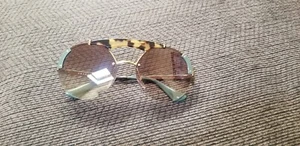 Prada Women's SPR52U SPR/52U 1AB/3C2 Pale Gold/Black Pilot Sunglasses 37mm - Picture 1 of 8