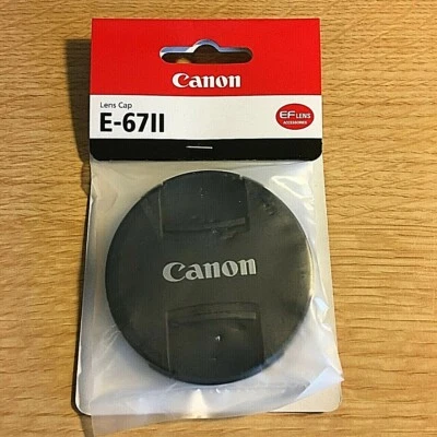 E67mm Camera Front Lens Cap Cover Snap-clips For Canon lenses with 67mm Thread - Image 1 of 2