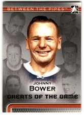 2006-07 In The Game Between the Pipes Johnny Bower #95 Toronto Maple Leafs