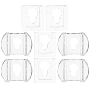 8pcs Picture Frame Hanger Mirror Holder Clip Headboard Wall Mounting Bracket - Picture 1 of 12