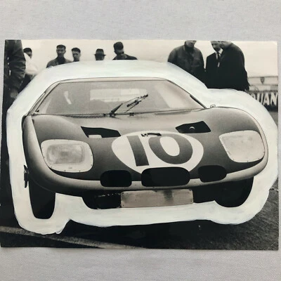 Fotografía de prensa de carreras Ford GT40 1964 LeMans 1964 vintage foto publicada Foto 1 de 4