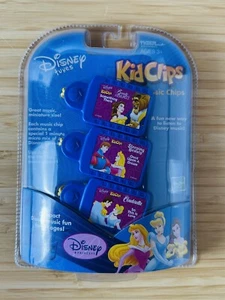 Disney Tunes KIDCLIPS Kid Clips Music Chip Song 3-Pack PRINCESS CINDERELLA BELLE - Picture 1 of 1