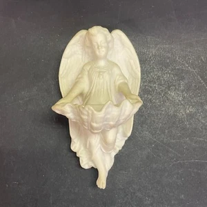 Bénitier sujet, Un ange, en céramique, estampille au dos - Picture 1 of 5