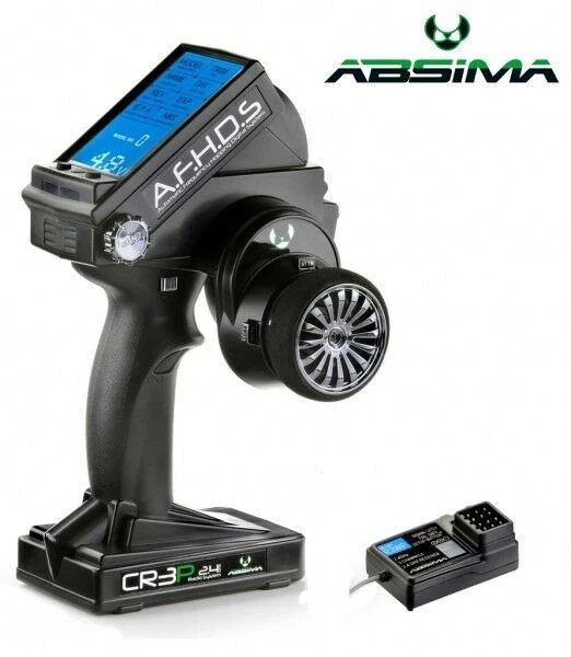 ABSIMA 3-KANAL FERNSTEUERUNG "CR3P" 2.4GHz INKL. EMPFÄNGER # 2000002 - Bild 1 von 4