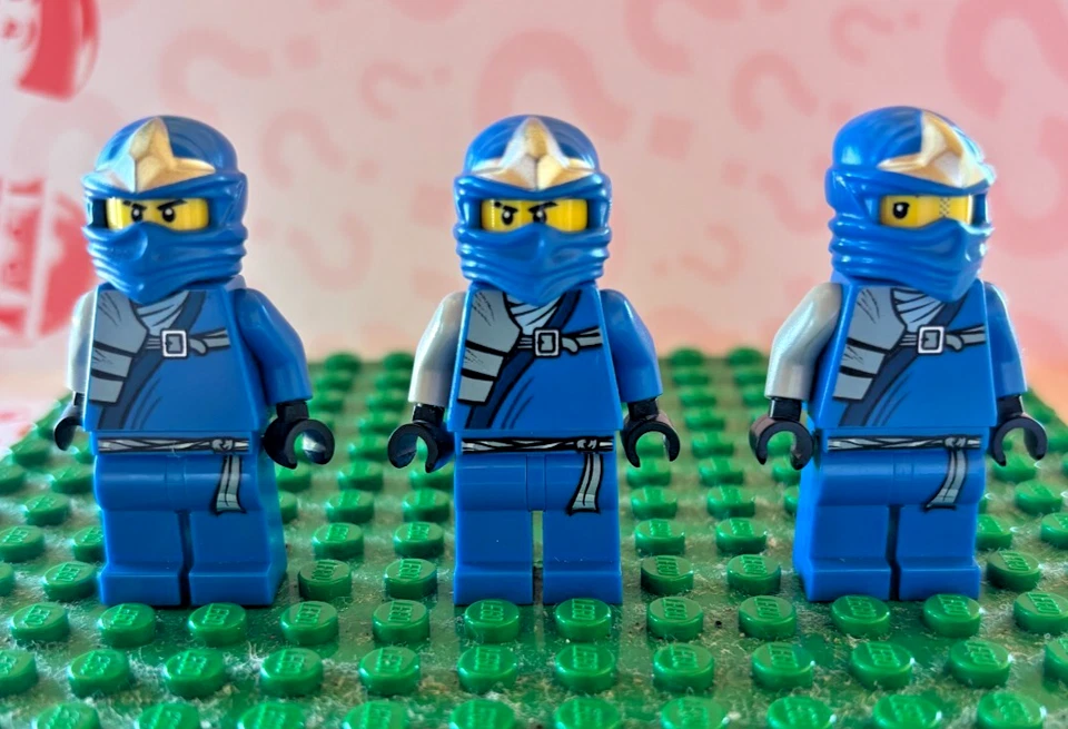 Lego JAY ZX Ninjago Blue Ninja Minifigura x 3 Foto 1 de 1