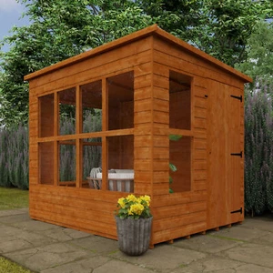 Deluxe Summerhouse Outdoor Garden Shed 10-Year Guarantee - Picture 1 of 19