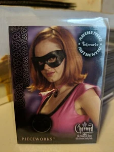 Charmed Power Of Three Rose McGowan PW-4 Costume Card Black Variant *Super Hero* - Picture 1 of 2
