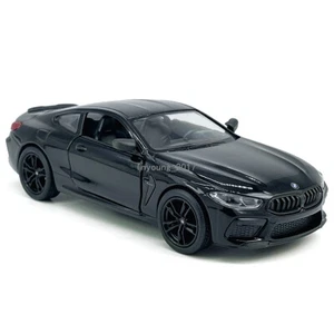 1:38 BMW M8 Competition Model Car Diecast Toy Cars Boys Toys Kids Gifts Black - Picture 1 of 12