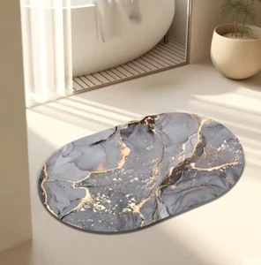 Badezimmer-Wasserabsorbierendes Teppich, Gummi-Fußmatten, Kieselalgen-Schlam - Bild 1 von 4