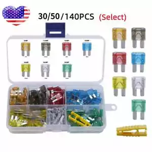 30/140pcs ATR Micro2 Blade Fuses Assorted Kit Car 30A 25A 20A 15A 10A 7.5A 5A - Picture 1 of 9