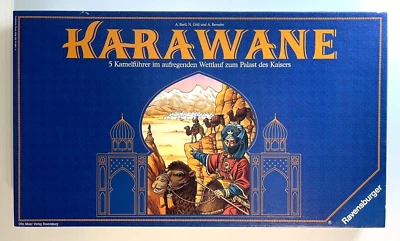 Karawane (1990) - Board Game - Ravensburger - UNPUNCHED - NM - COMPLETE - Image 1 of 4