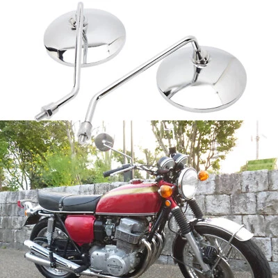 For Honda Shadow Spirit 750 2007 2005 10mm Motorcycle Scooter Rearview Mirror - Imagem 1 de 4