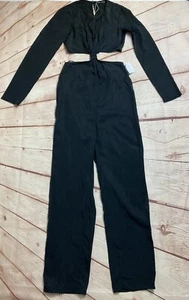 "Mono para mujer Bershka negro recortado medio talla XS pierna 29"" nuevo con etiquetas" - Imagen 1 de 18