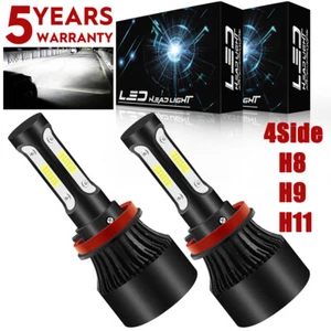 Bombilla antiniebla LED blanca 6000K H11 H8 de 4 lados para Honda Accord/CR-V/Odyssey QQ66 - Imagen 1 de 11