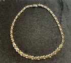 GRADUATED 10ct GOLD COLLAR NECKLACE (Not 9ct) - 18 grams.