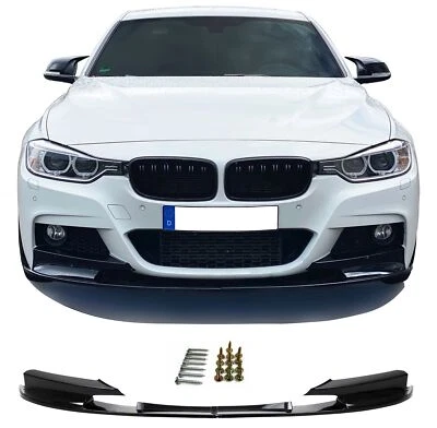 Spoilerlippe für BMW 3er F30 F31 2011-2019 Sport Look schwarz hochglänzend + ABE - Bild 1 von 4