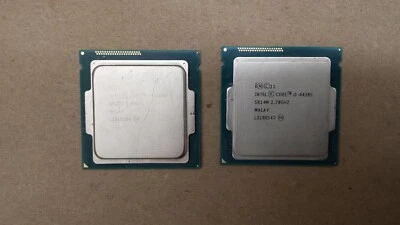 MIX LOT OF 2 INTEL CORE i5-4430S SR14M, & i5-4460S SR1QQ PROCESSORS (PR865) - Image 1 of 2