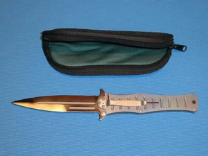 RARE SPEAR POINT CAMILLUS CUDA MAXX 5.5 D-2 DARREL RALPH TITANIUM FOLDER KNIFE - Picture 1 of 17