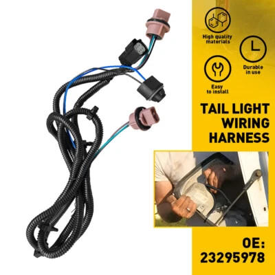 Arnés de cableado de lámpara trasera del lado del conductor apto para Chevy Silverado GMC Sierra 1500 2016-19 Foto 1 de 4